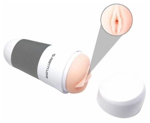 Pretty Love Kitty Super Stroker мастурбатор вагіна, 20.5х8.4 см (тілесний) - купити в Києві, Україні